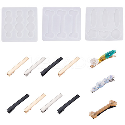 3Pcs 3 Style Silicone Molds DIY-BG0001-09-1