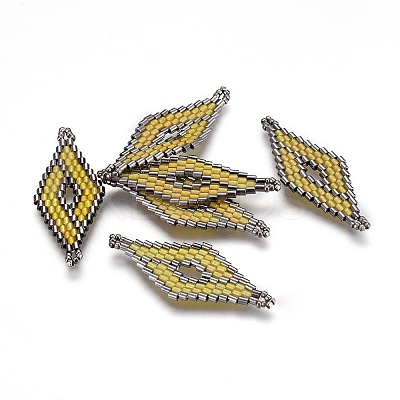 MIYUKI & TOHO Handmade Japanese Seed Beads Links SEED-E004-C25-1