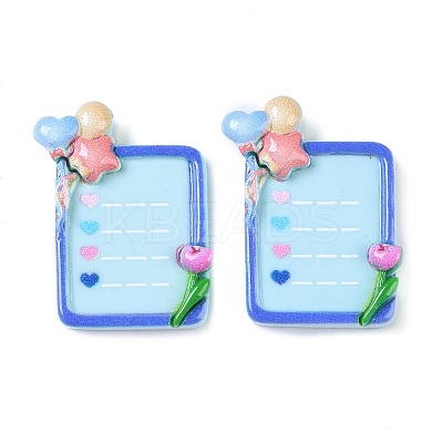 Opaque Resin Decoden Cabochons CRES-O002-01-1