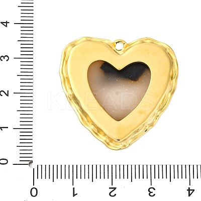 304 Stainless Steel Pendants STAS-V004-06G-03-1