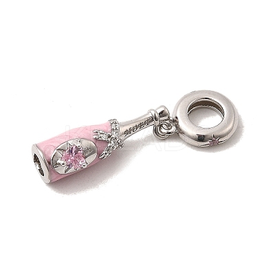 925 Sterling Silver European Dangle Charms STER-Z013-05G-1