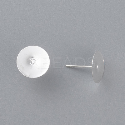 304 Stainless Steel Stud Earring Findings STAS-H436-24S-12mm-1