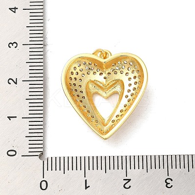 Mother's Day Brass Micro Pave Clear Cubic Zirconia Pendants FIND-Z041-20L-1