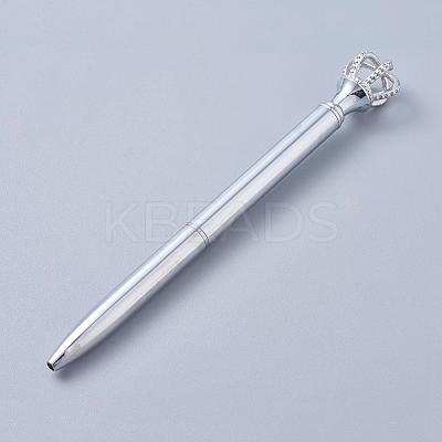 Platinum Big Crown Pen LS-AJEW-K026-01G-1