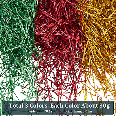 Raffia Crinkle Cut Paper Shred Filler DIY-SP0002-39-1