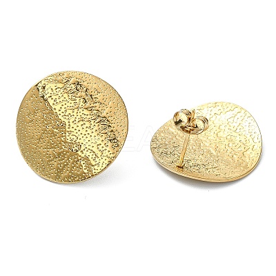 Ion Plating(IP) 201 Stainless Steel Stud Earrings EJEW-K270-11G-1
