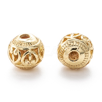 Alloy Hollow Beads PALLOY-P238-23G-RS-1