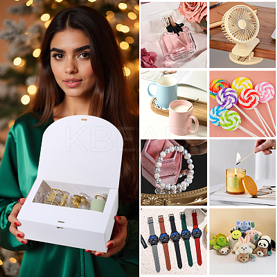 Folding Paper Gift Boxes with Ribbon CON-WH20001-11C-01-1