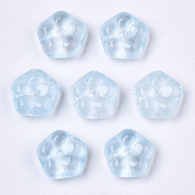 Transparent Baking Paint Glass Beads DGLA-R052-002-A01-1