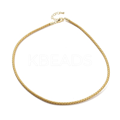 Braided Round Imitation Leather Bracelets Making BJEW-H610-01G-11-1