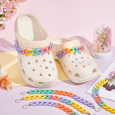 Acrylic Link Shoe Decoration Chain FIND-AB00041-1