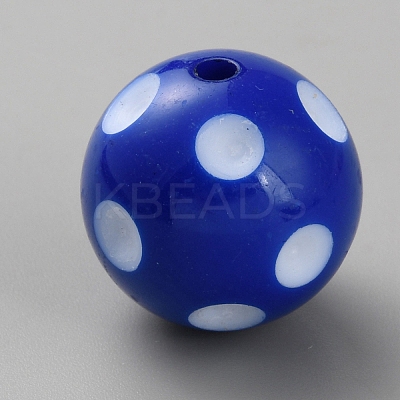 Acrylic Beads MACR-WH20003-02F-1