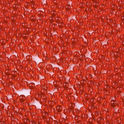 6/0 Transparent Glass Seed Beads SEED-S040-09A-08-1