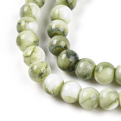 Baking Paint Glass Beads X1-DGLA-N003-4mm-C06-1