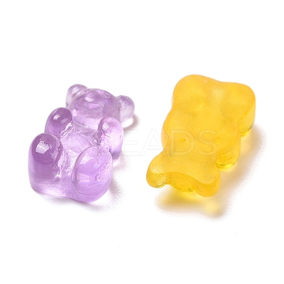 Bear Resin Cabochons CRES-N007-32-1