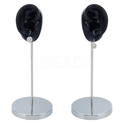 2 Bags 2 Styles Silicone Ear Shaped Earring Display Stands EDIS-OC0001-09B-1