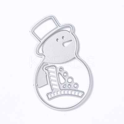 Christmas Theme Frame Carbon Steel Cutting Dies Stencils DIY-F046-08-1
