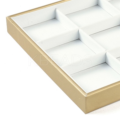 12 Grids Imitation Leather Jewelry Trays CON-G023-02C-1