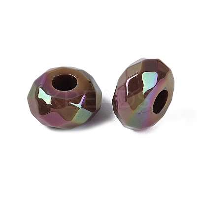 Opaque Acrylic European Beads OACR-E033-23C-1