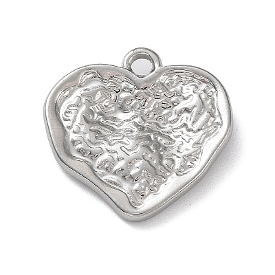 Non-Tarnish 304 Stainless Steel Pendants STAS-M323-55P-1