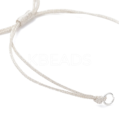 Polyester Cord Braided Bracelet Making AJEW-JB01377-1