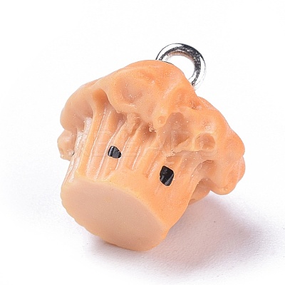 Resin Pendants RESI-K009-02P-1