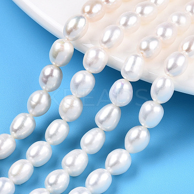Natural Cultured Freshwater Pearl Beads Strands LS-PEAR-N012-06J-1