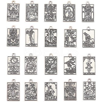 2 Sets Tibetan Style Zinc Alloy Pendants FIND-SC0016-92AS-1