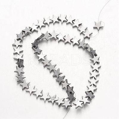 Electroplate Non-magnetic Synthetic Hematite Bead Strands G-F300-24D-01-1