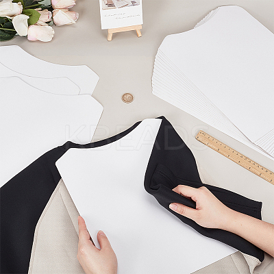 Garment Lining Cardboard Folders LS-DIY-WH0308-511A-1