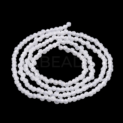 Glass Imitation Jade Beads Strands X-GLAA-H021-05-01-1