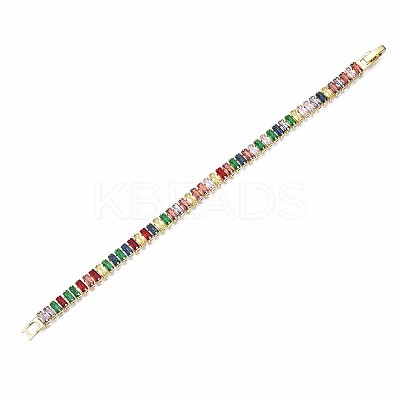 Cubic Zirconia Classic Tennis Bracelet X-ZIRC-S067-073I-NF-1