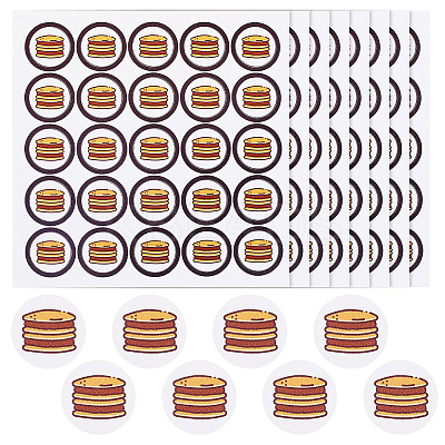 PVC Plastic Waterproof Stickers LS-DIY-WH0386-18D-1