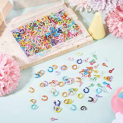 400Pcs Alloy Screw Eye Pin Peg Bails FIND-TA0007-89-1