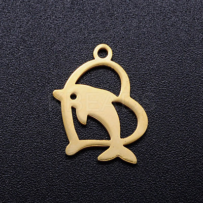 201 Stainless Steel Hollow Pendants STAS-Q201-JN283-2-1