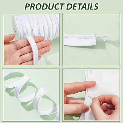 Satin Lip Cord Trim OCOR-WH0045-42A-1
