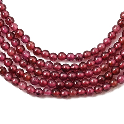 Natural Garnet Beads Strands G-N0213-04-2mm-1