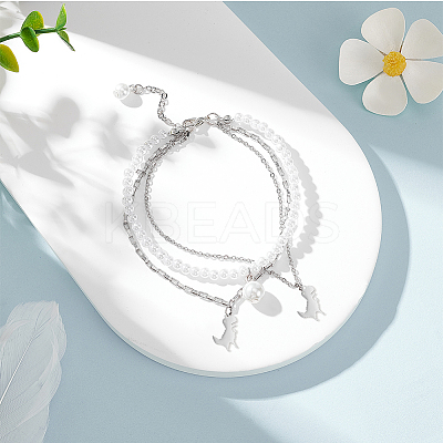 201 Stainless Steel Pendants STAS-UN0047-42-1