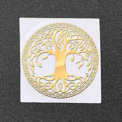 Self Adhesive Brass Stickers DIY-E015-37C-1