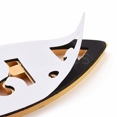(Defective Closeout Sale: Scratched)Waterproof 3D Jesus Fish ABS Plastic Self Adhesive Stickers AJEW-XCP0002-02-1