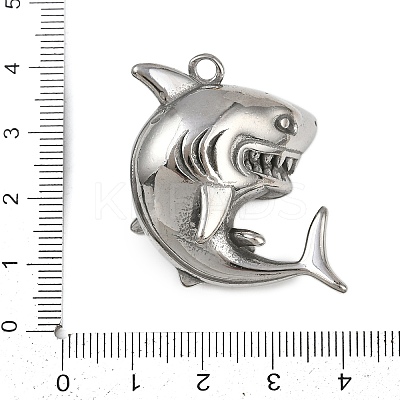 304 Stainless Steel Sea Animal Pendants LS-STAS-P402-05B-P-1