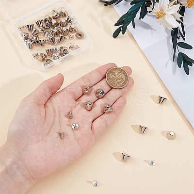 30Pcs Alloy Cone Rivets FIND-GF0008-58P-1