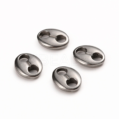 Tarnish Resistant 304 Stainless Steel Oval Links connectors STAS-I141-02P-1