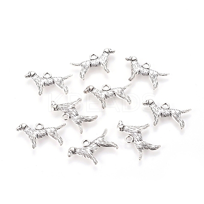 Tibetan Style Alloy Puppy Pendants LF9881Y-1