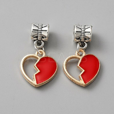 Alloy Enamel European Dangle Charms ENAM-TAC0021-01H-1