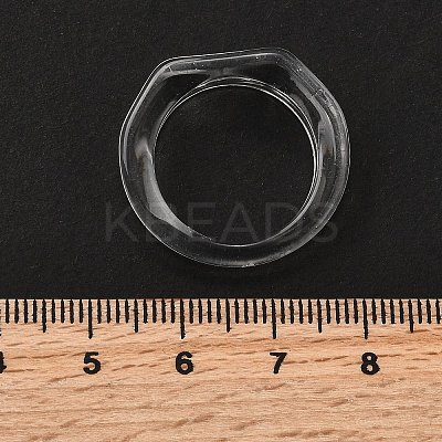 Kids Transparent Acrylic Glue on Ring Base LS-RJEW-P154-01A-02-1