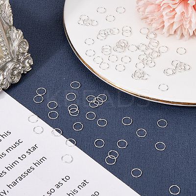 100Pcs 925 Sterling Silver Open Jump Rings STER-CN0001-41-1