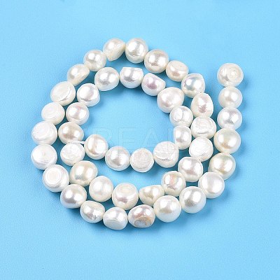 Natural Cultured Freshwater Pearl Beads Strands X-PEAR-N014-07J-1