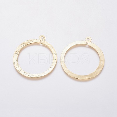 201 Stainless Steel 2-Loop Link Pendants X-STAS-L234-018G-1