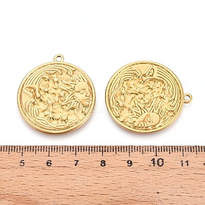 304 Stainless Steel Pendants STAS-T065-16G-1
